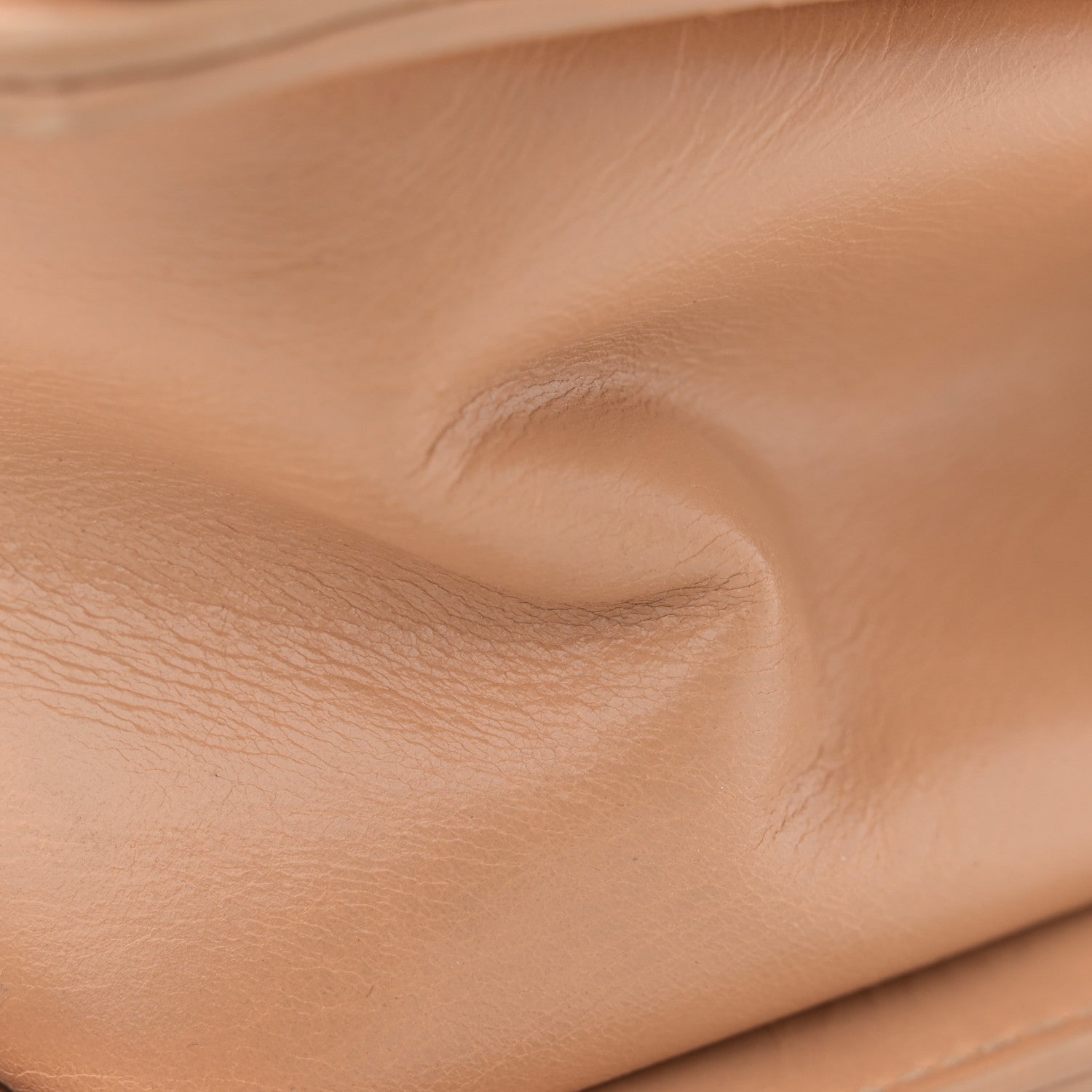 Chanel Glazed Calfskin Quilted Medium Boy Chained Flap Beige 12 of 13