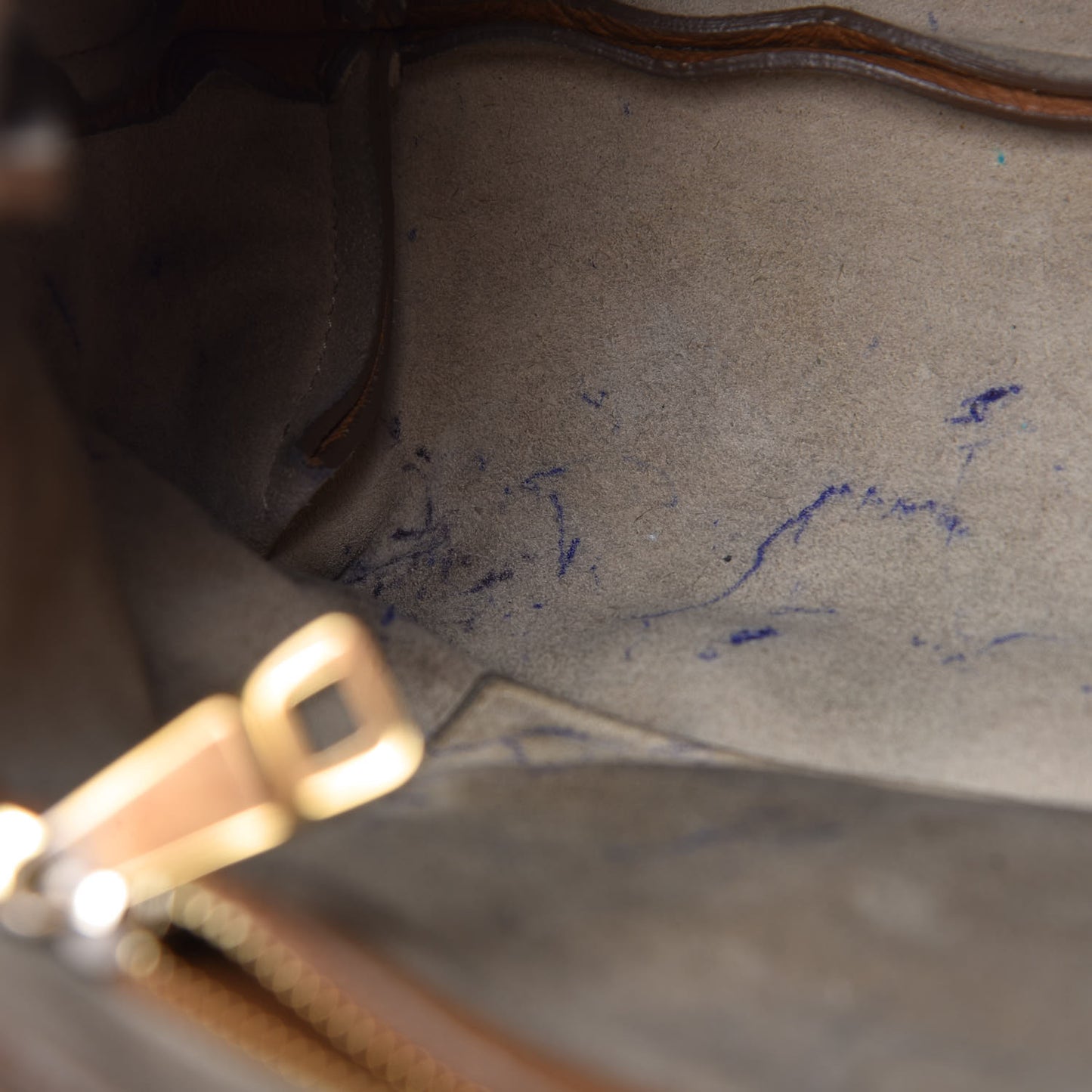 Deerskin Medium Dalston Shoulder Bag Brown