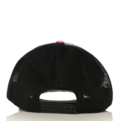 Gucci GG Supreme Monogram Blooms Baseball Hat XL Beige Multicolor 4 of 7
