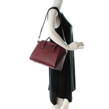 Givenchy Sugar Goatskin Small Antigona Wine 2 of 7