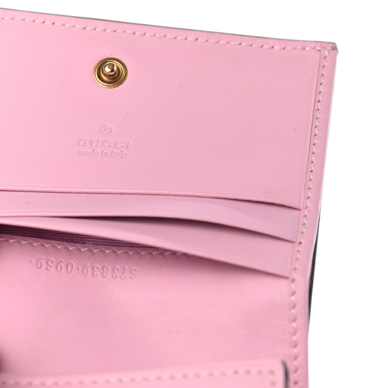 Gucci GG Supreme Monogram Strawberry Card Case 7 of 7