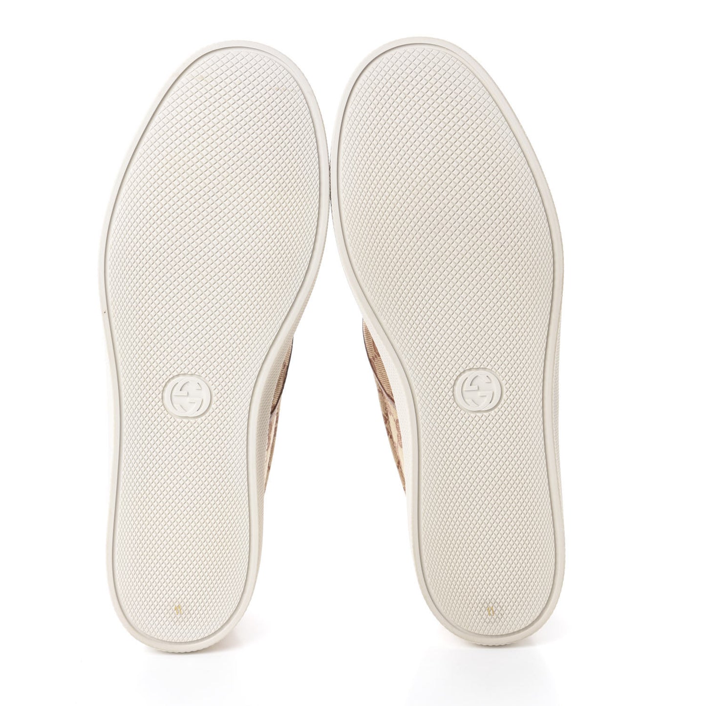 X MLB GG Monogram NY Yankees Embroidered Mens Slip On Sneakers 11 Beige Ruggine Rust