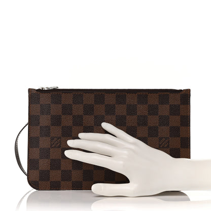 Louis Vuitton Damier Ebene Neverfull MM GM Pochette 2 of 8