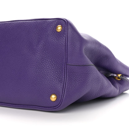 Prada Vitello Daino Tote Viola 9 of 10