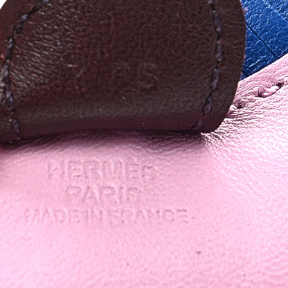 Hermes Milo Lambskin Grigri Rodeo Horse Bag Charm PM Mauve Sylvestre Bleu France Rouge Sellier 3 of 3