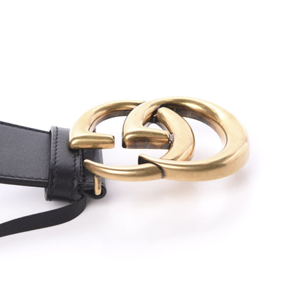 Gucci Calfskin Double G 40mm Belt 80 32 Black 6 of 6