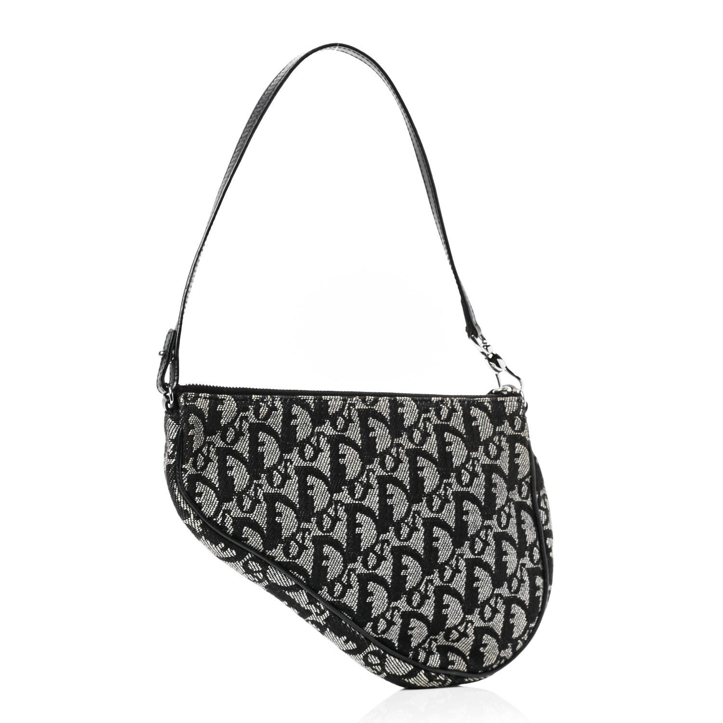 Monogram Mini Saddle Pochette Black