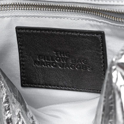 Marc Jacobs Metallic Lambskin The Pillow Bag Silver 5 of 10