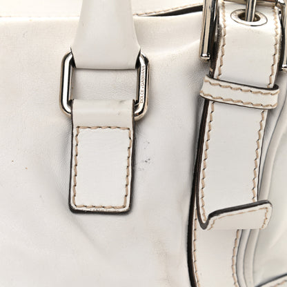 Dolce & Gabbana Smooth Calfskin Miss Easy Way Satchel White 12 of 15