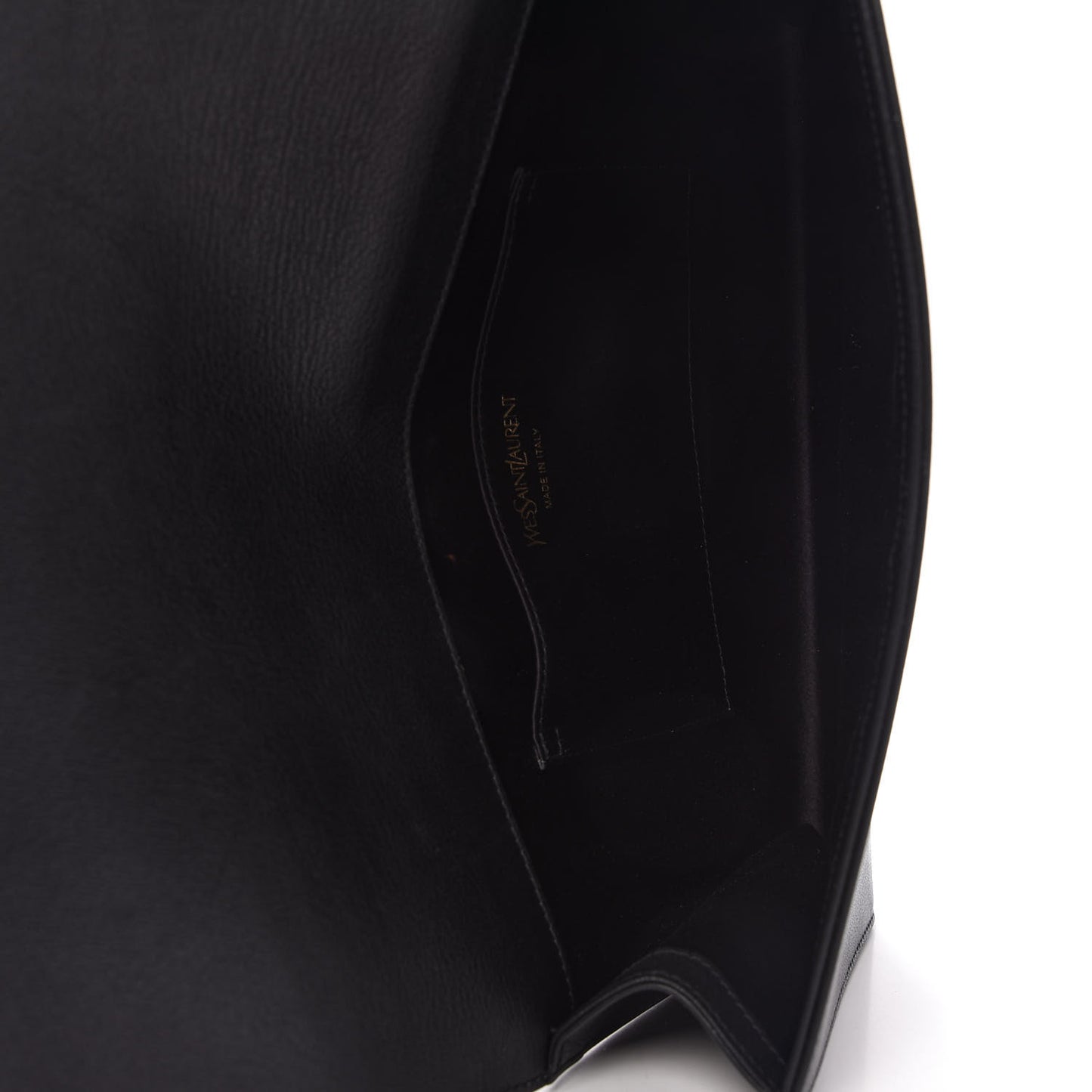 Calfskin Monogram Large Belle De Jour Clutch Black