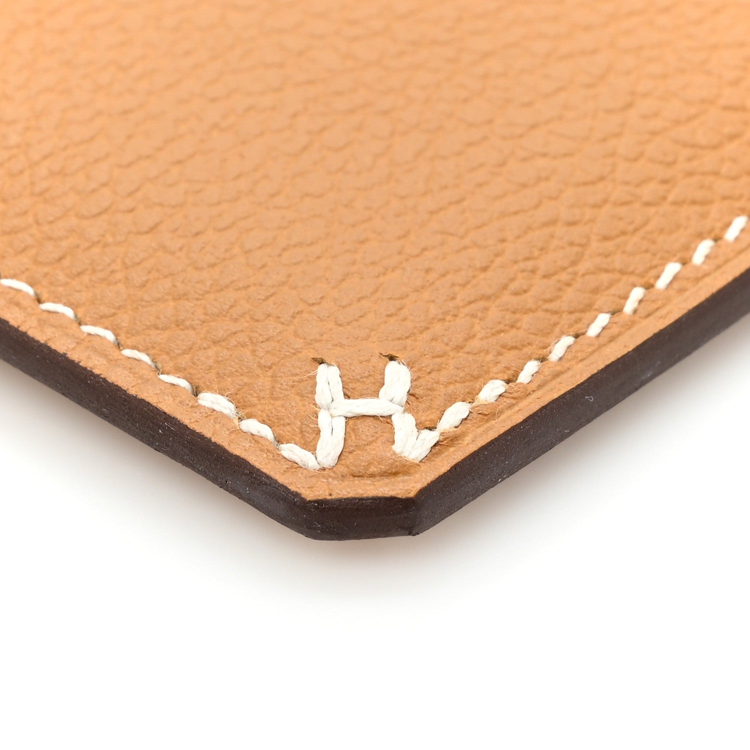 Hermes Evercolor Sellier Card Holder Caramel 11 of 12