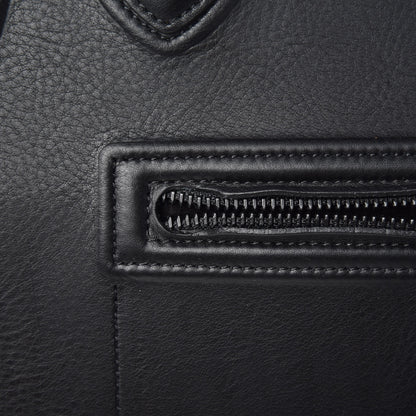 Celine Supple Calfskin Medium Phantom Luggage Black 10 of 13