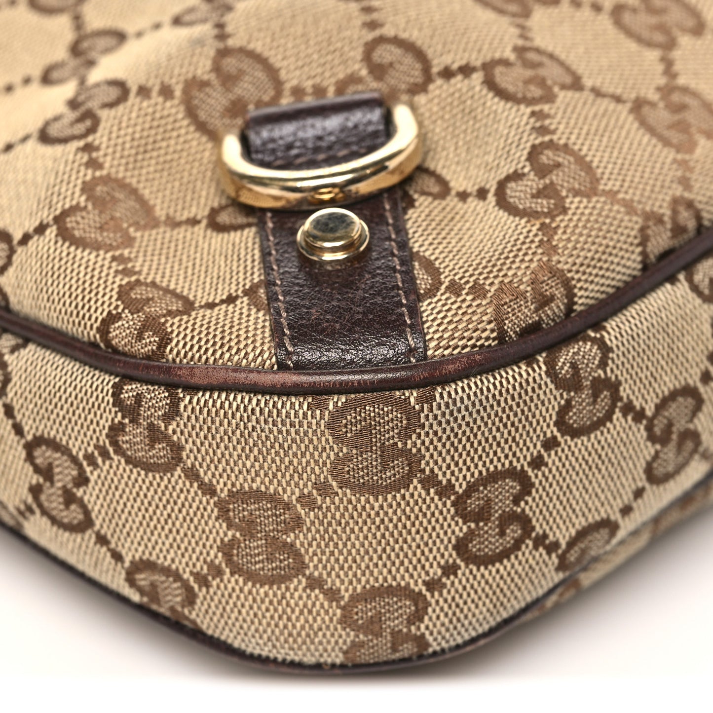 Monogram Medium Abbey D Ring Hobo Brown