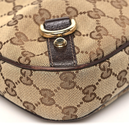 Gucci Monogram Medium Abbey D Ring Hobo Brown 9 of 10