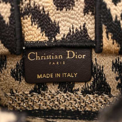 Christian Dior Canvas Mizza Embroidered Mini Book Tote Phone Bag Beige 6 of 16