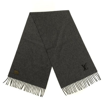 Louis Vuitton Cashmere Jhelam Muffler Scarf Grey 2 of 4
