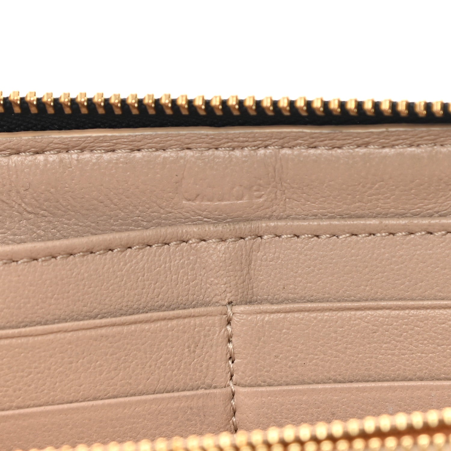 Chloe Grained Calfskin Marcie Long Zip Around Wallet Black 6 of 13