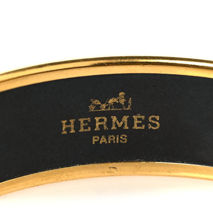 Hermes Enamel Printed Wide La Mare Aux Canards Bracelet 70 4 of 5