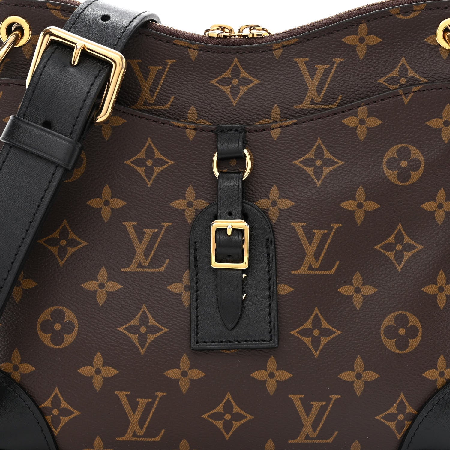 Louis Vuitton Monogram Odeon PM Black 8 of 11