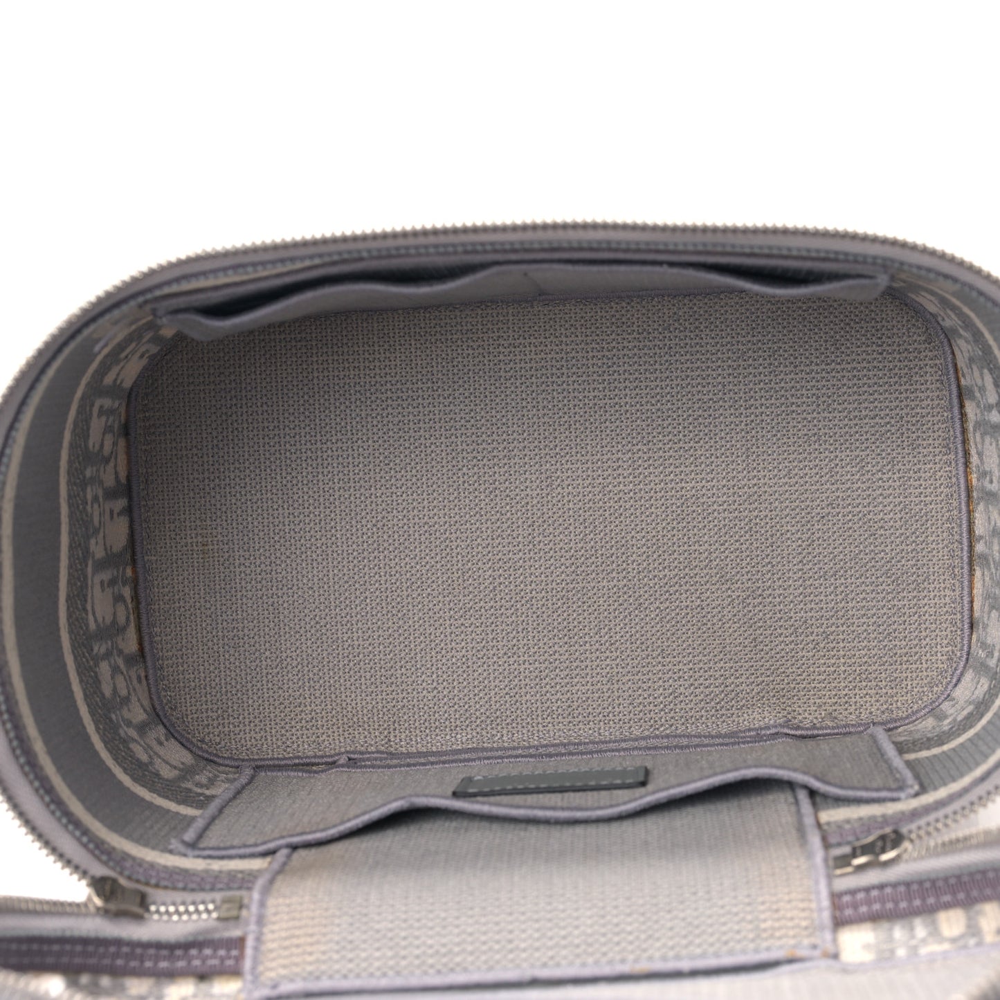 Oblique Diortravel Vanity Case Grey
