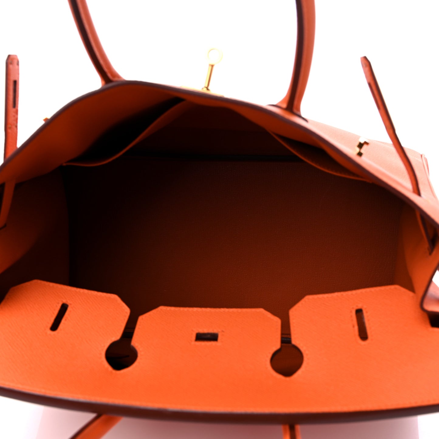Epsom Birkin 35 Orange