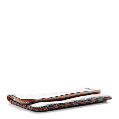 Goyard Goyardine Sainte Marie Soft Clutch Black Gold 4 of 10