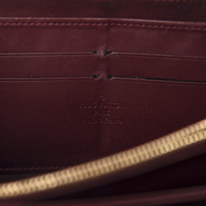 Louis Vuitton Vernis Zippy Wallet Rouge Fauviste 9 of 10