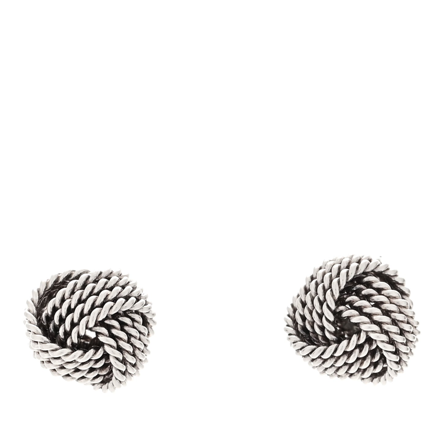 Sterling Silver Twist Knot Earrings