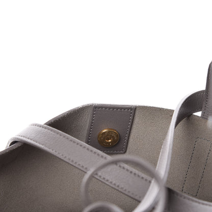 Saint Laurent Calfskin Large Shopping Tote Fog 15 of 15