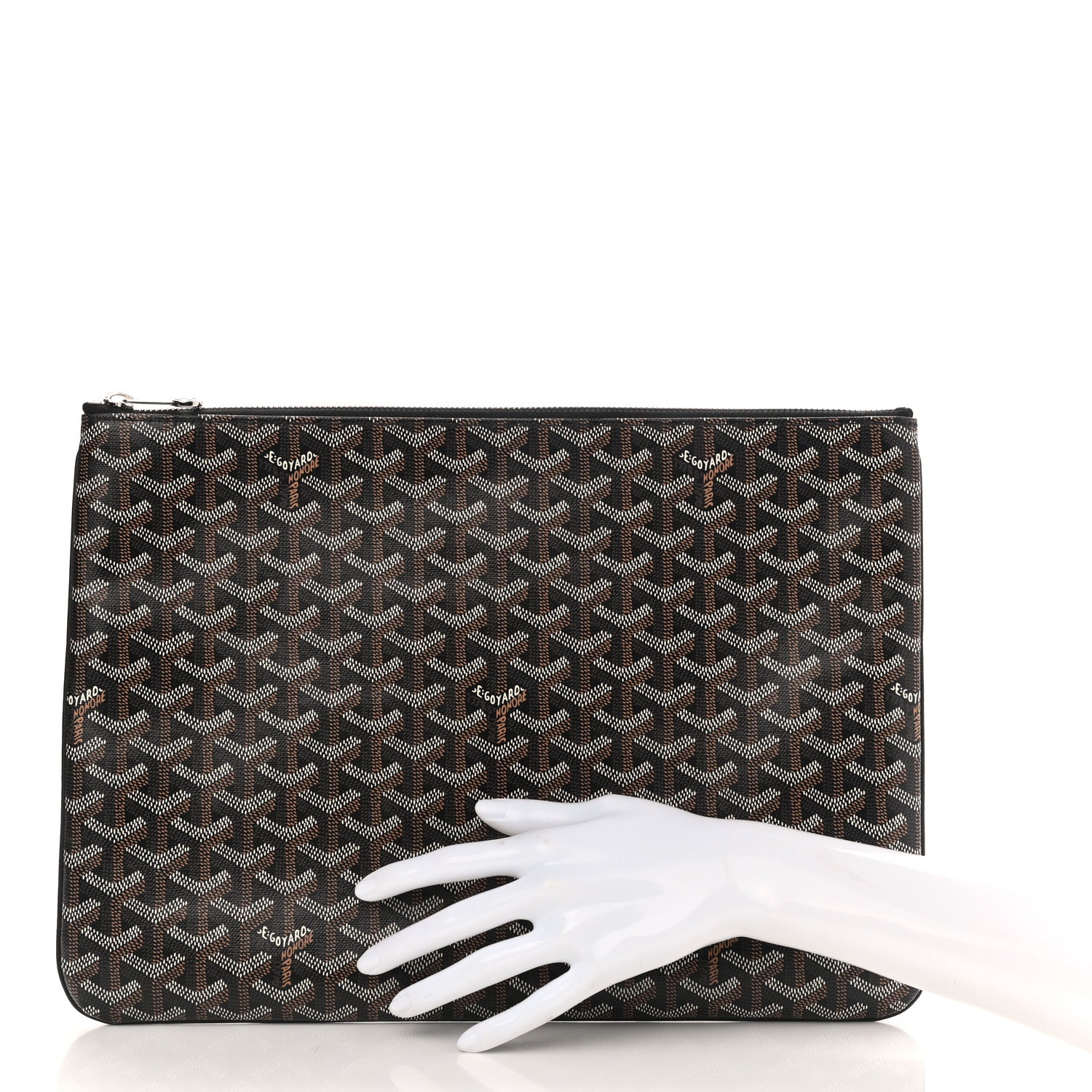 Goyard Goyardine Senat Pochette GM Black 2 of 7