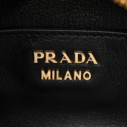 Prada Glace Calfskin Tote Black 6 of 9