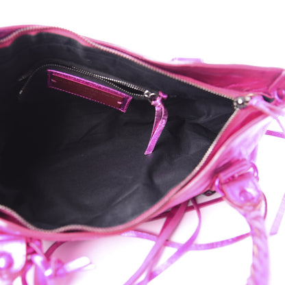 Balenciaga Metallic Chevre Classic Hardware First Magenta 7 of 14