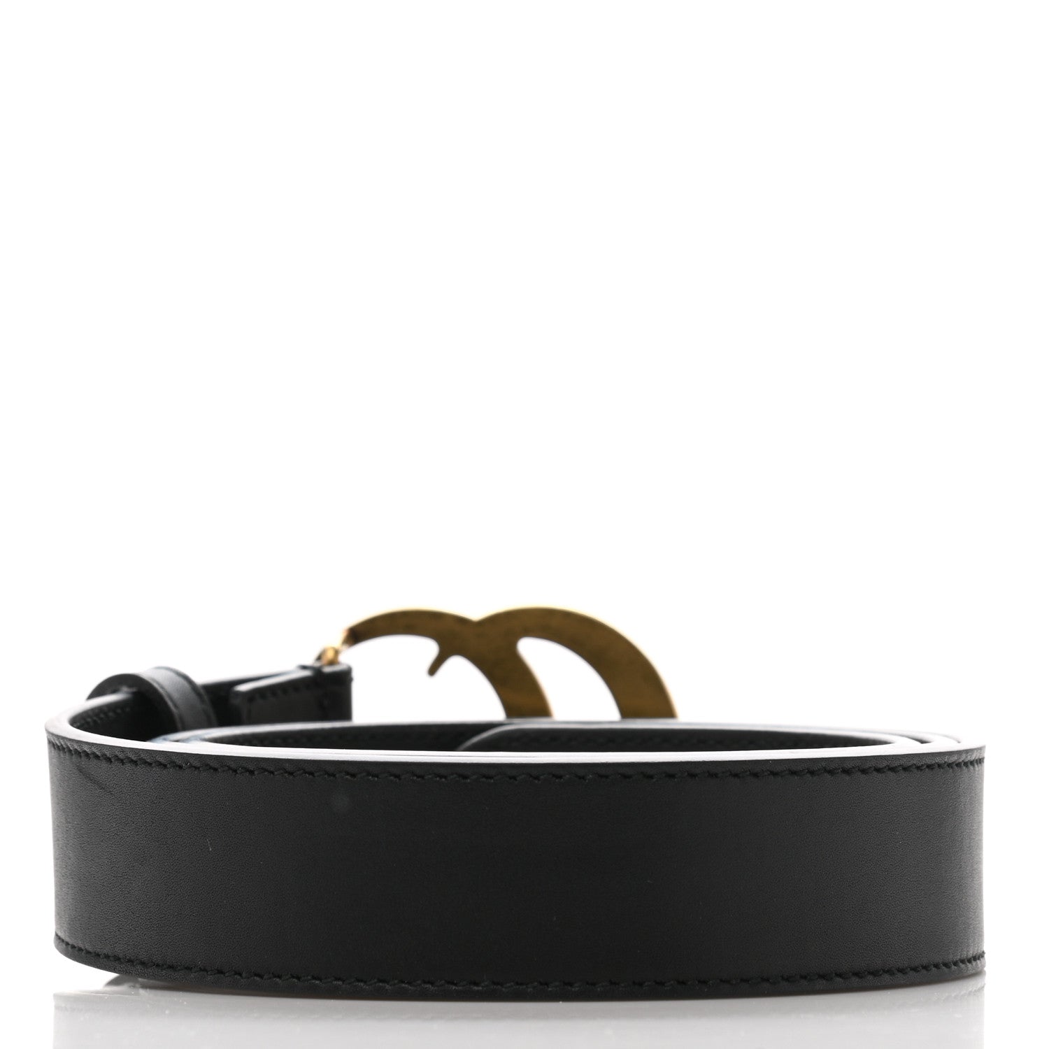 Gucci Calfskin Double G 30mm Belt 90 36 Black 2 of 6