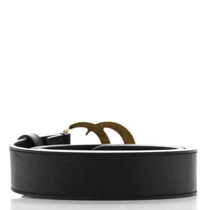 Gucci Calfskin Double G 30mm Belt 90 36 Black 2 of 6