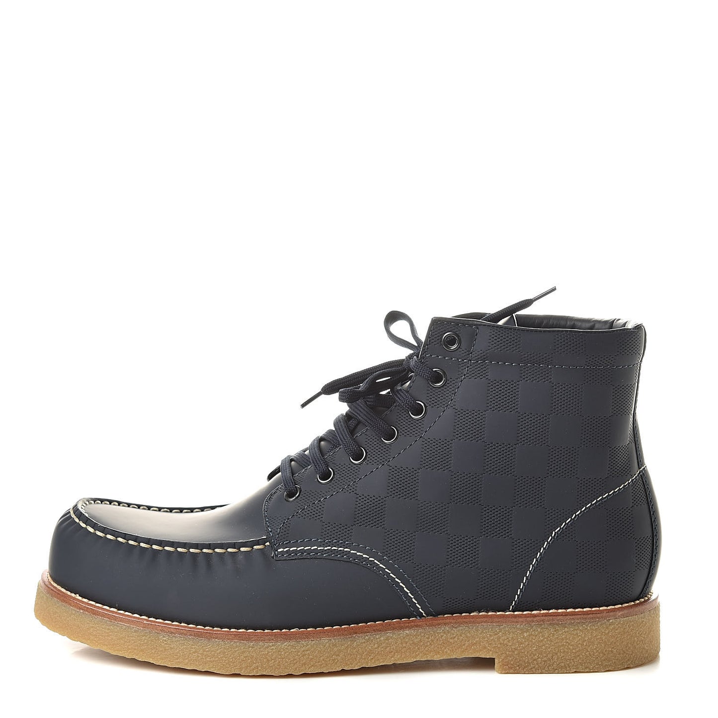 Damier Infini Sailor Ankle Boot Sneakers 10 Cosmos