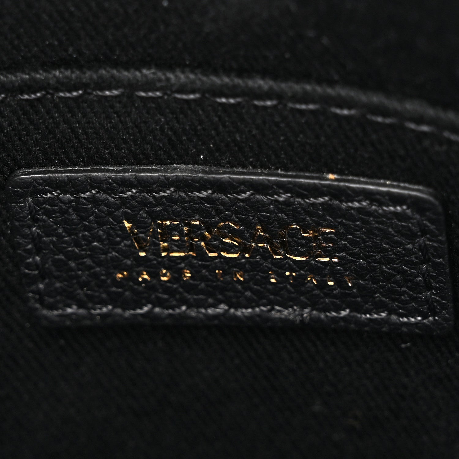 Versace Calfskin La Medusa Round Camera Bag Black 6 of 11