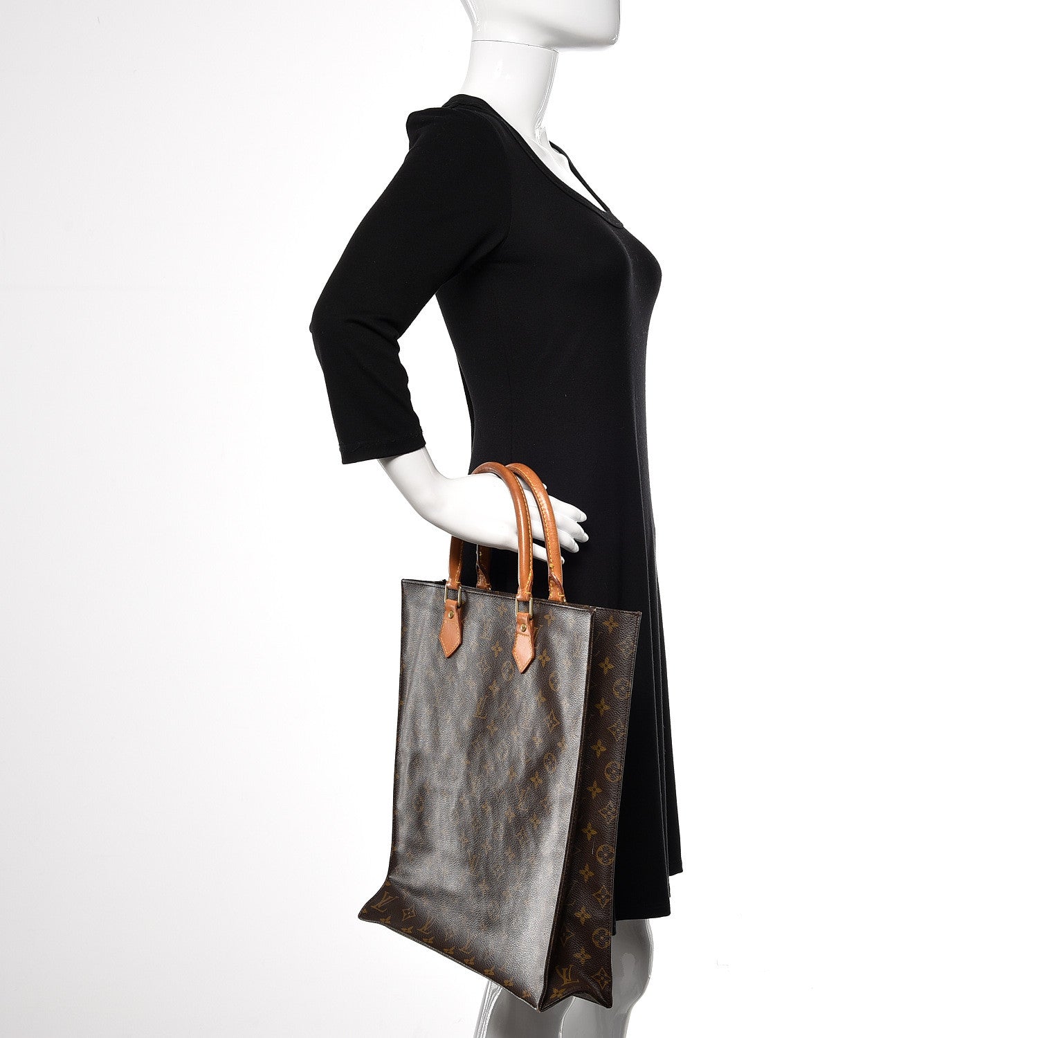 Louis Vuitton Monogram Sac Plat 2 of 23