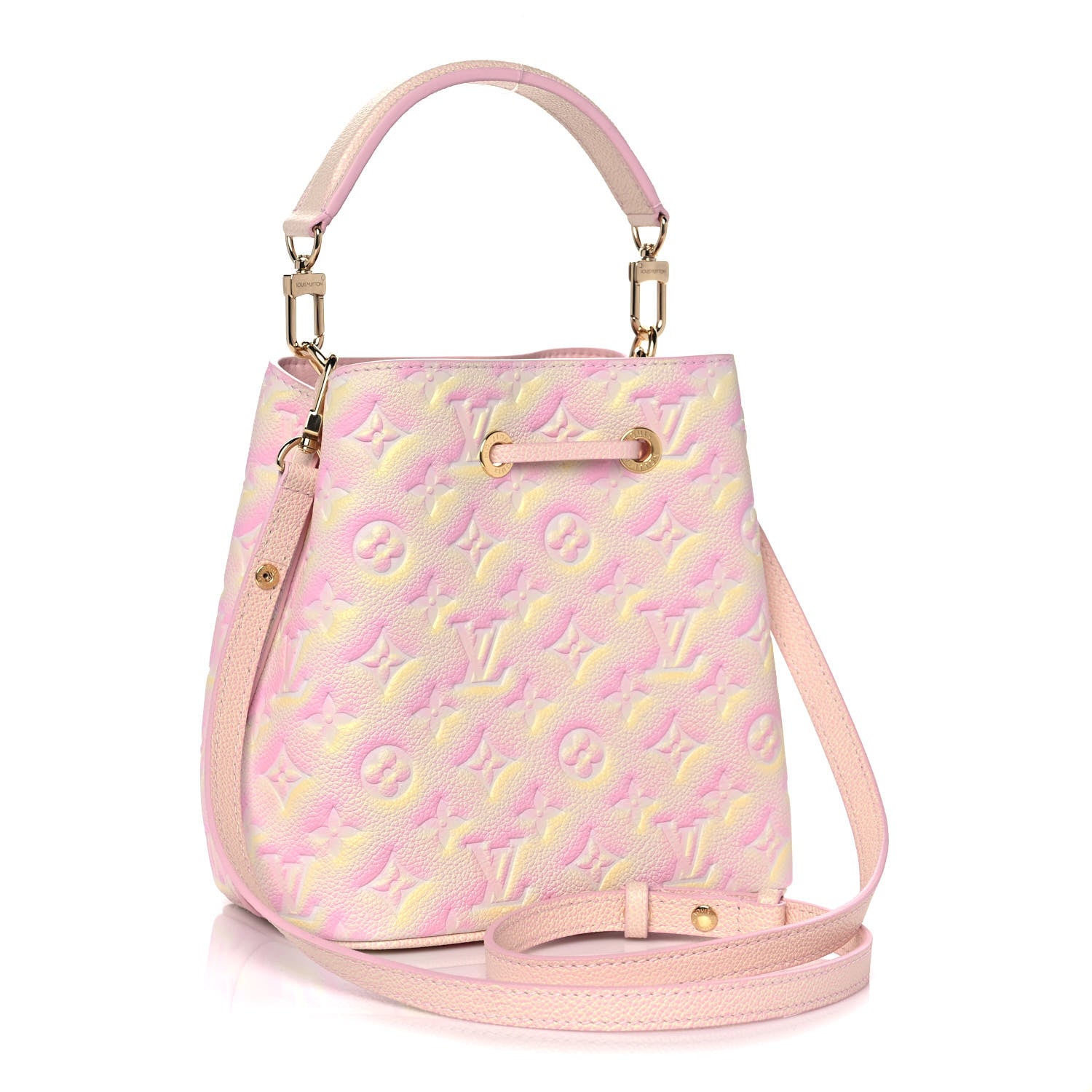 Louis Vuitton Empreinte Monogram Summer Stardust Neonoe BB Pink 3 of 11