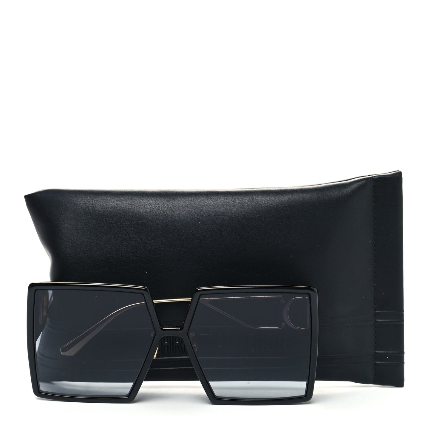 Square 30 Montaigne Sunglasses Black