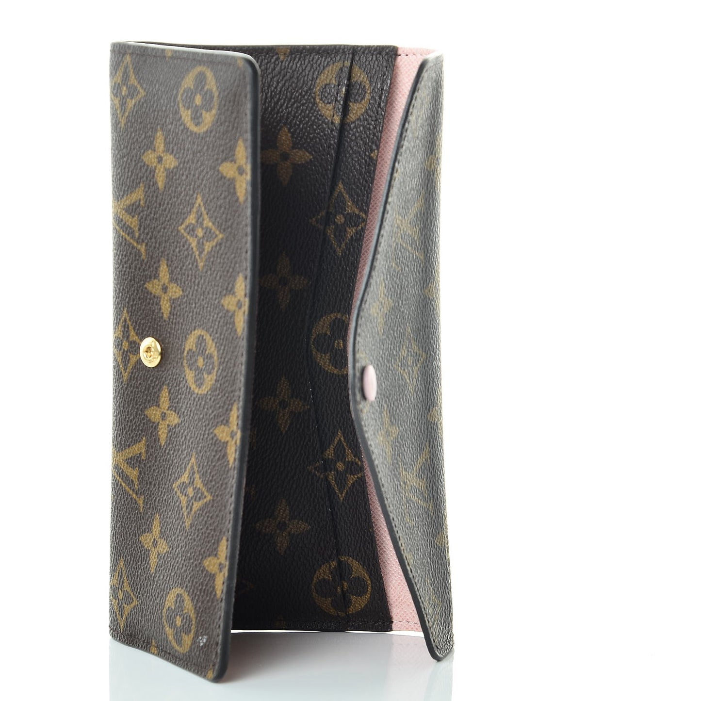Monogram Josephine Wallet Rose Ballerine