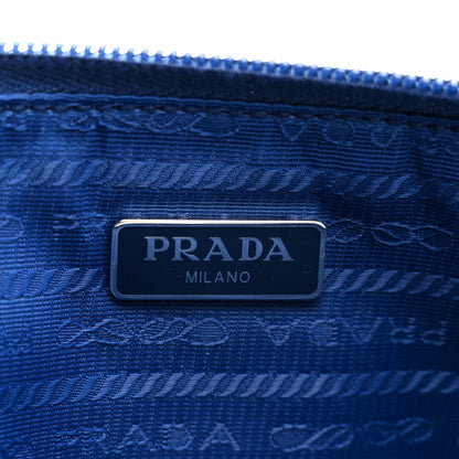 Prada Tessuto Nylon Saffiano Wristlet Bluette 6 of 7