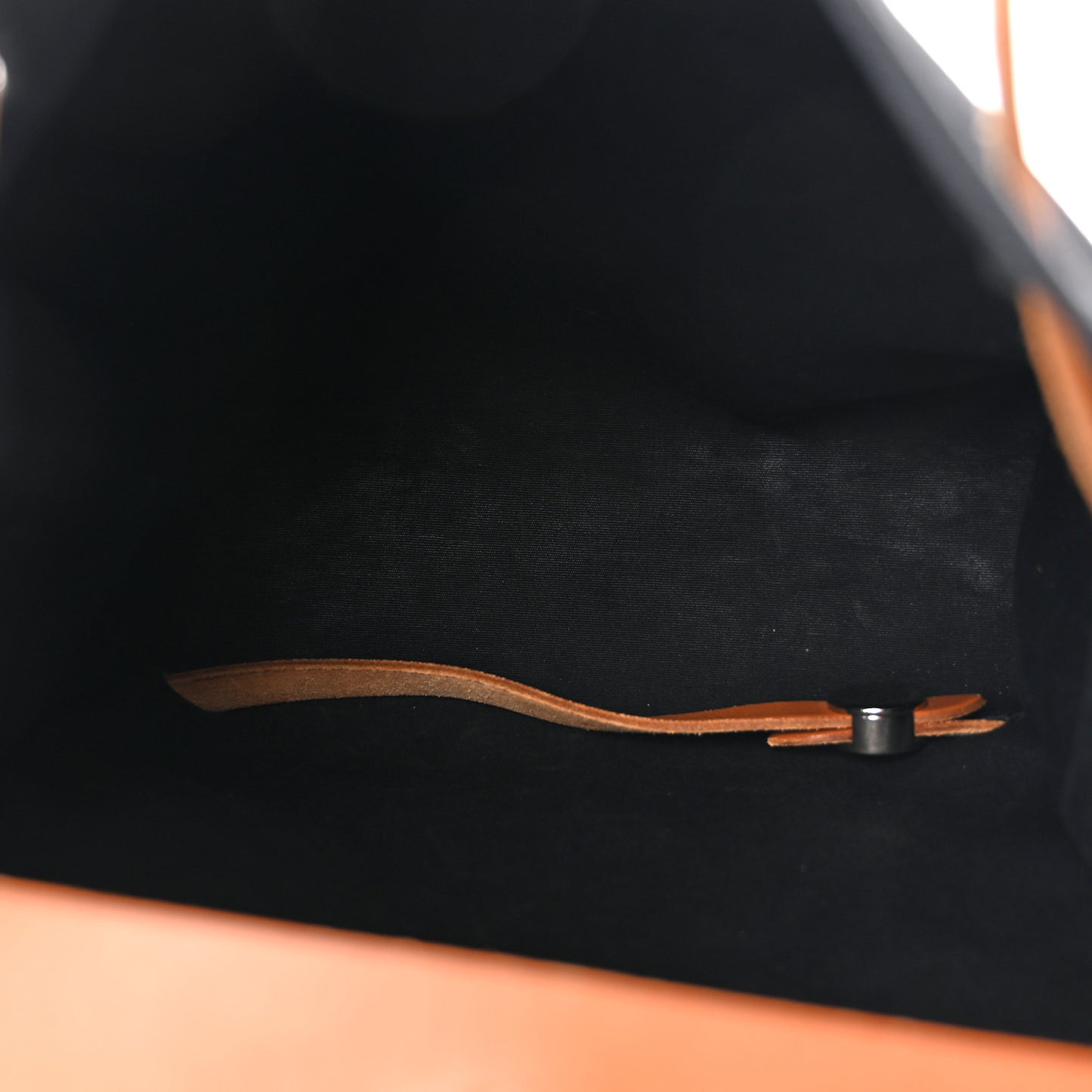 Toile Vache Calfskin Herbag 30 PM Backpack Black Natural
