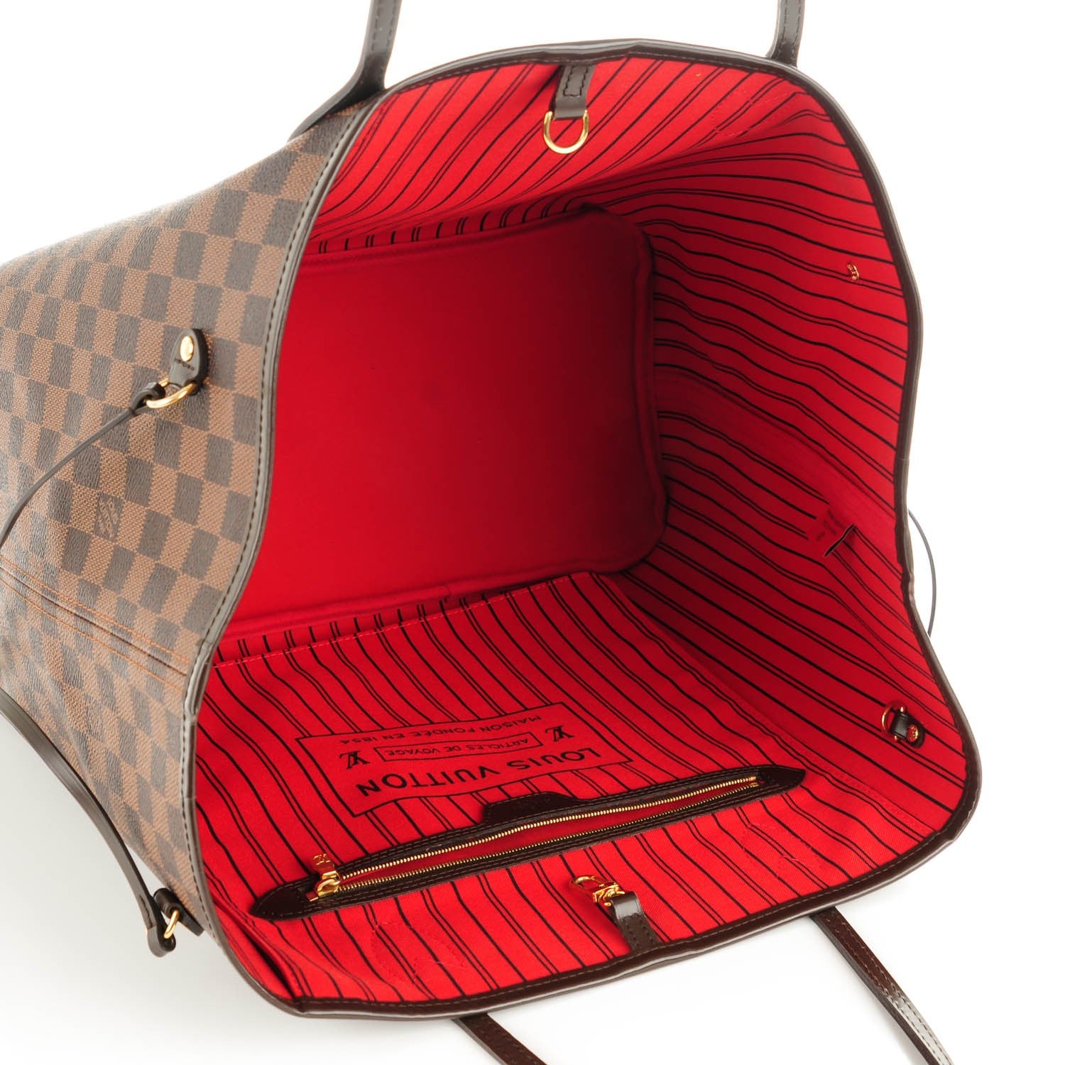 Louis Vuitton Damier Ebene Neverfull GM 6 of 9