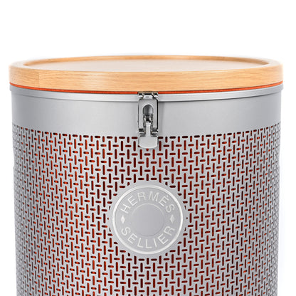 Hermes Aluminum Felt Oak Wood Carrou'Selle Saddle Box 9 of 12