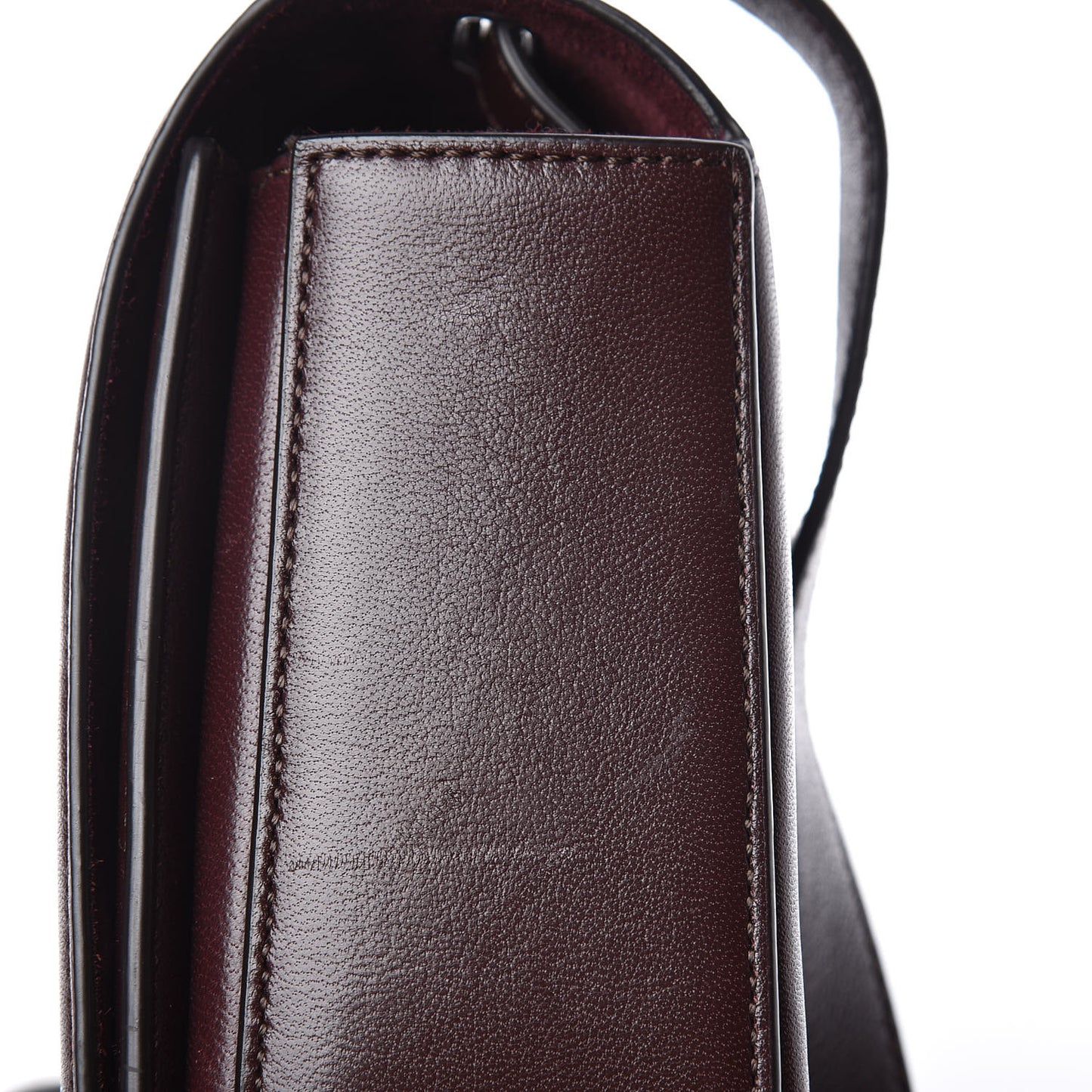 Smooth Calfskin Small Selwood Oxblood