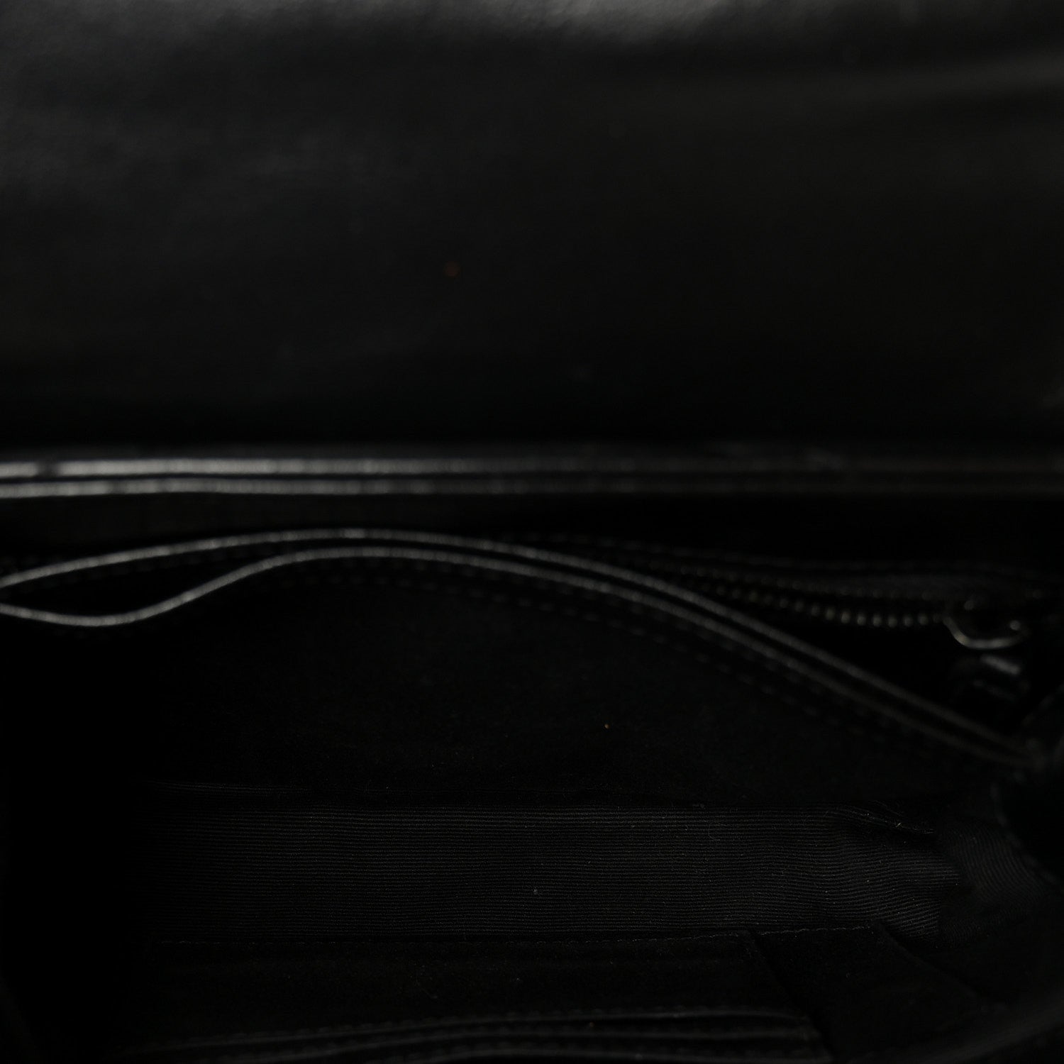 Saint Laurent Calfskin Y Quilted Monogram Monochrome Toy Loulou Crossbody Bag Black 5 of 11