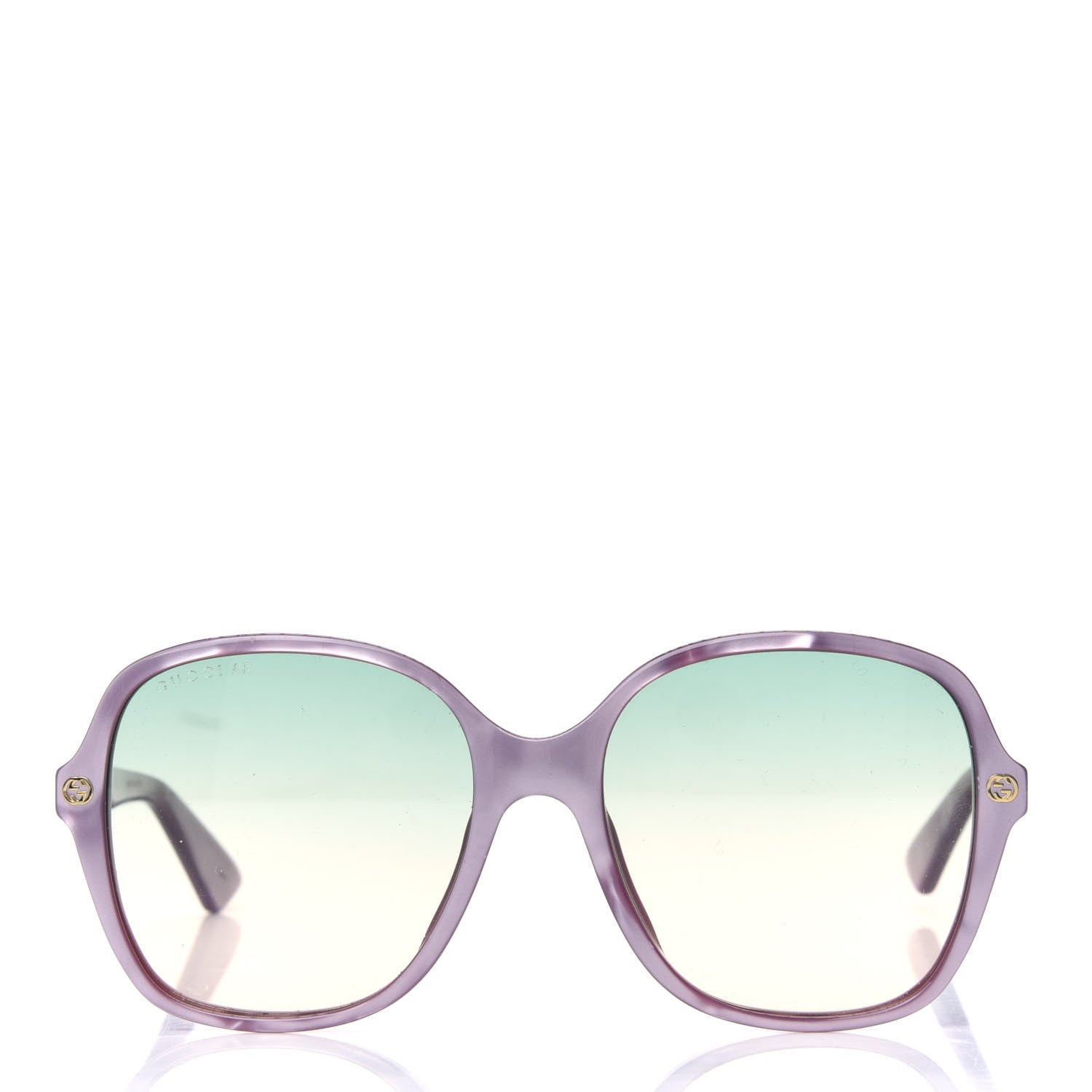Gucci Acetate Square Frame GG0092S Sunglasses Purple 2 of 4