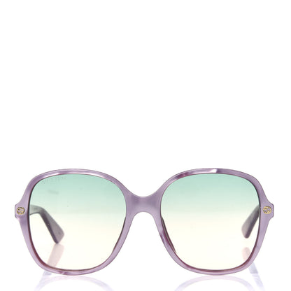 Gucci Acetate Square Frame GG0092S Sunglasses Purple 2 of 4