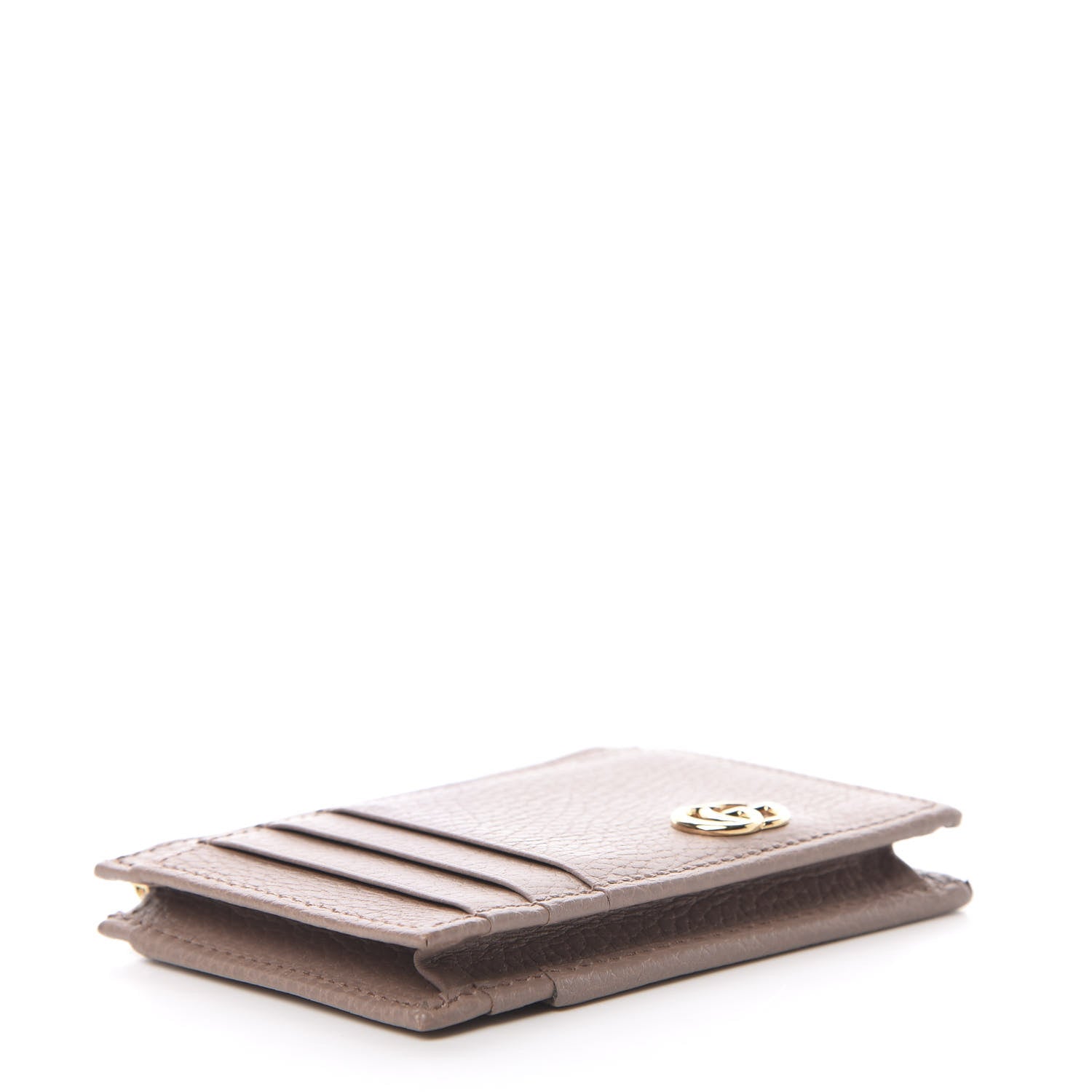 Gucci Dollar Calfskin GG Marmont Coin Case Card Holder Porcelain Rose 4 of 9
