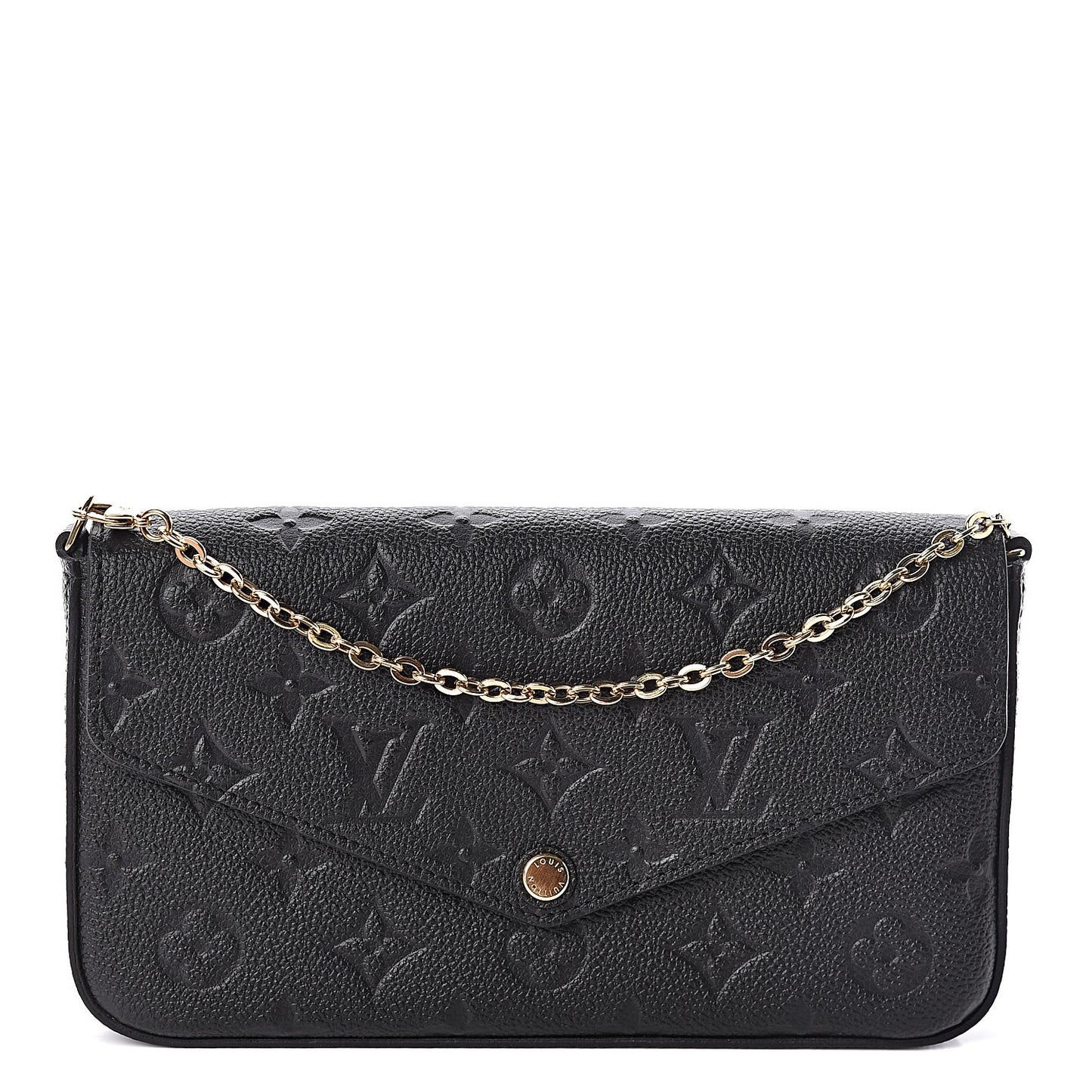 Empreinte Pochette Felicie Chain Wallet Black